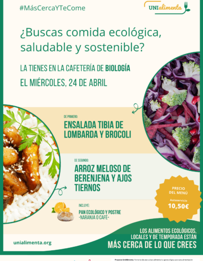 Biologia menu semanal Unialimenta 7