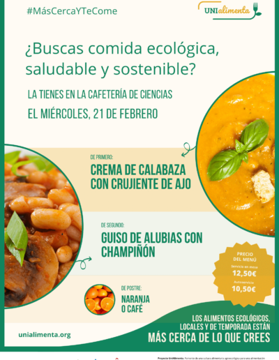 Ciencias menu semanal Unialimenta