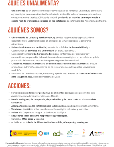 flyer UNIalimenta